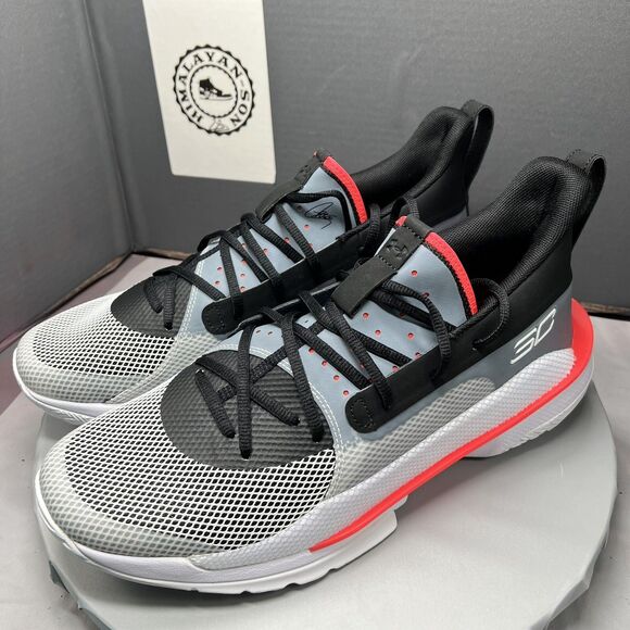 Under Armour Curry 7 UNDRTD 2019 Black Gray 3021258-100 Men Size 12.5 NEW main image 7